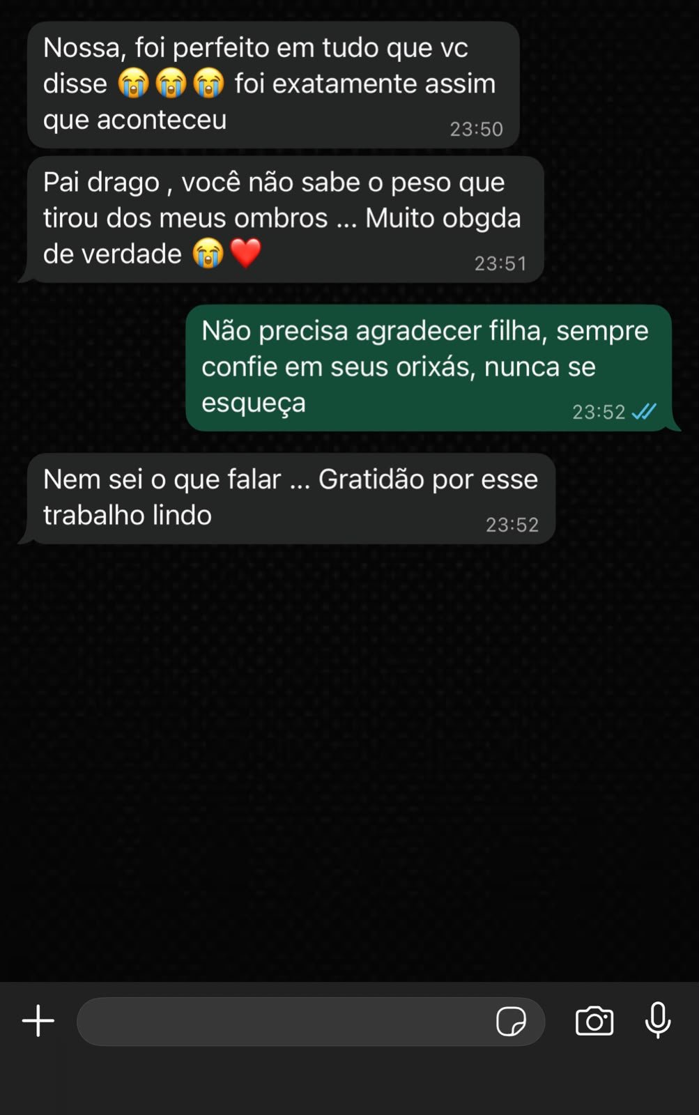 Depoimento WhatsApp 02