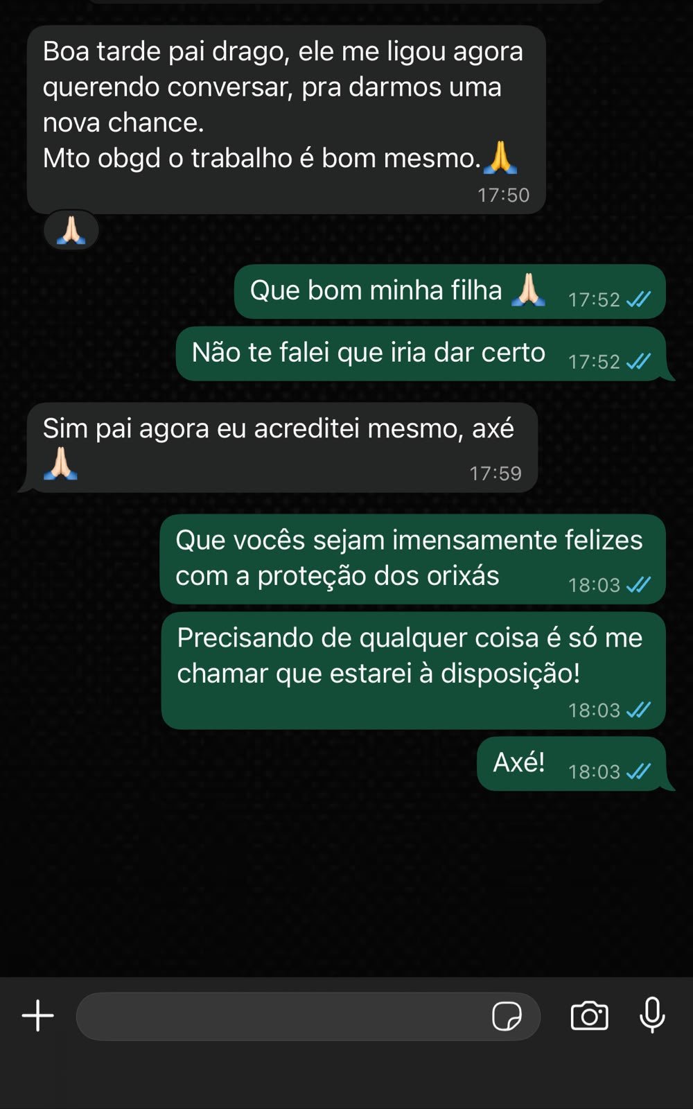 Depoimento WhatsApp 01